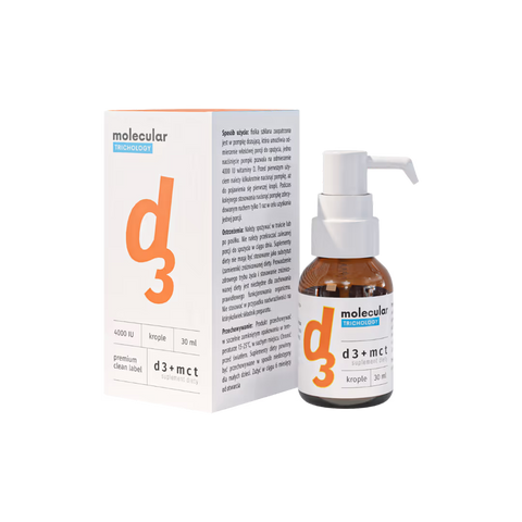 Molecular Trichology - Witamina D3 + MCT 4.000 IU - Suplement diety
