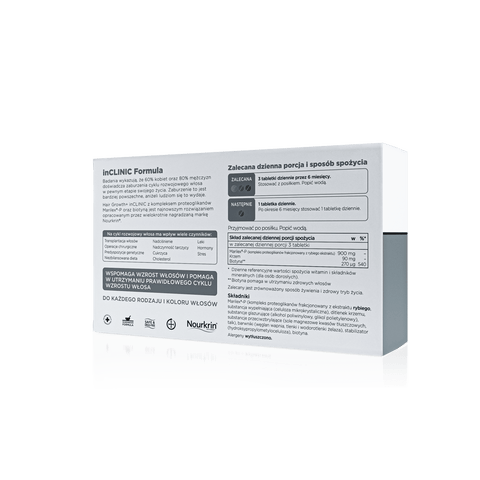 Nourkrin® HairGrowth+ InCLINIC - Proteoglikany - Suplement diety