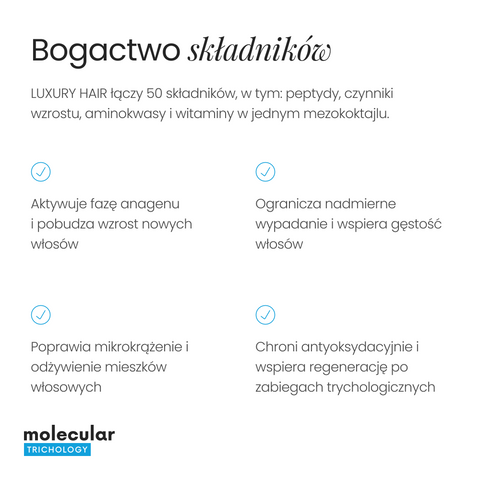 Molecular - LUXURY HAIR - Ampułka